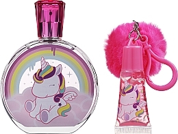 Air-Val International Eau My Unicorn - Набор (edt/100ml + lip/gloss/1pcd + bag/1pcs) — фото N3