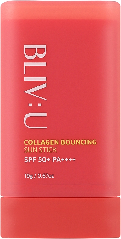 Солнцезащитный стик с коллагеном - Bliv:U Collagen Bouncing Sun Stick — фото N1