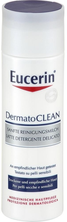 Очищающее молочко для лица - Eucerin DermatoClean Mild Cleansing Milk — фото N1
