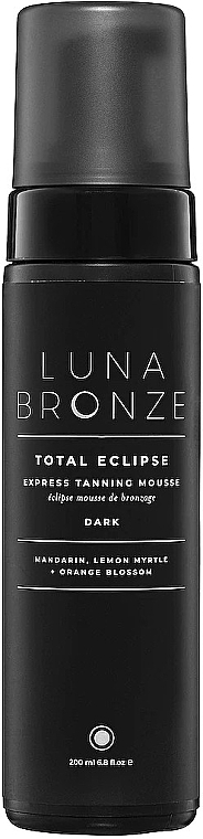 Мус-автозасмага для тіла - Luna Bronze Total Eclipse Express Tanning Mousse Dark — фото N1