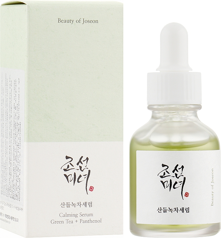 Сыворотка для лица успокаивающая - Beauty of Joseon Calming Serum Green tea+Panthenol — фото N2