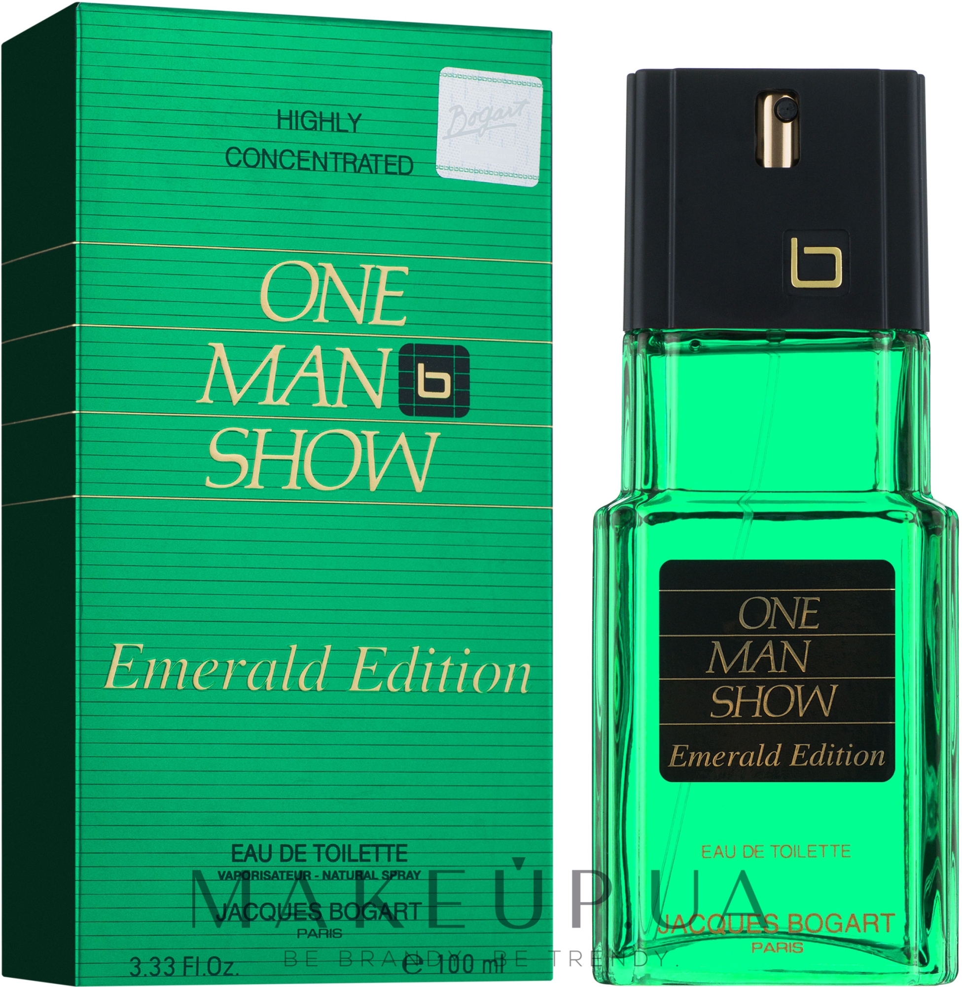 Bogart One Man Show Emerald Edition - Туалетная вода — фото 100ml