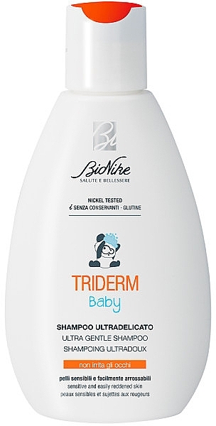 Ультранежный шампунь - BioNike Triderm Baby Ultra Gentle Shampoo — фото N1