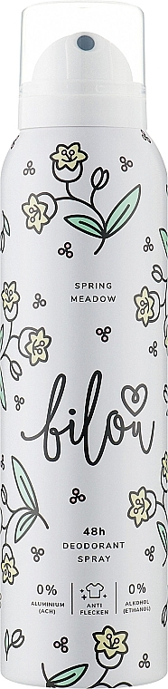 Дезодорант-спрей - Bilou Spring Meadow Deodorant Spray — фото N1