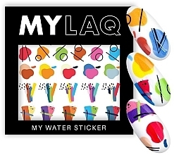 Парфумерія, косметика Наліпки для нігтів "Мої абстрактні стікери" - MylaQ My Water Sticker My Abstract Sticker