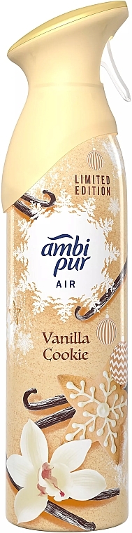 Освежитель воздуха "Ванильное печенье" - Ambi Pur Vanilla Cookie Air Freshener Spray — фото N1