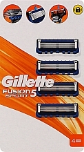 Духи, Парфюмерия, косметика Сменные кассеты для бритья, 4 шт - Gillette Fusion 5 Sport