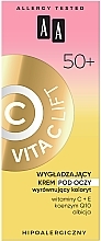 Розгладжувальний крем для повік 50+ - AA Vita C Lift Smoothing Eye Cream — фото N3