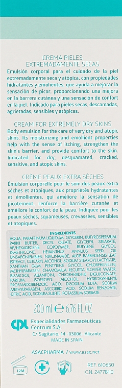 Крем для екстремально сухої шкіри тіла - Atache CPI Niaciderm Cream For Extremely Dry Skin — фото N3