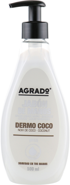 Рідке мило для рук, з кокосом - Agrado Hand Soap — фото N1