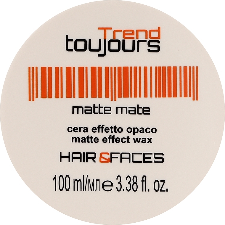 Матовий віск для волосся - Trend Toujours Hair&Face Trend Matte Mate — фото N1