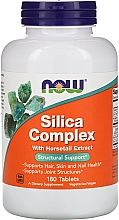 Парфумерія, косметика Кремнієвий комплекс - Now Foods Silica Complex with Horsetail Extract
