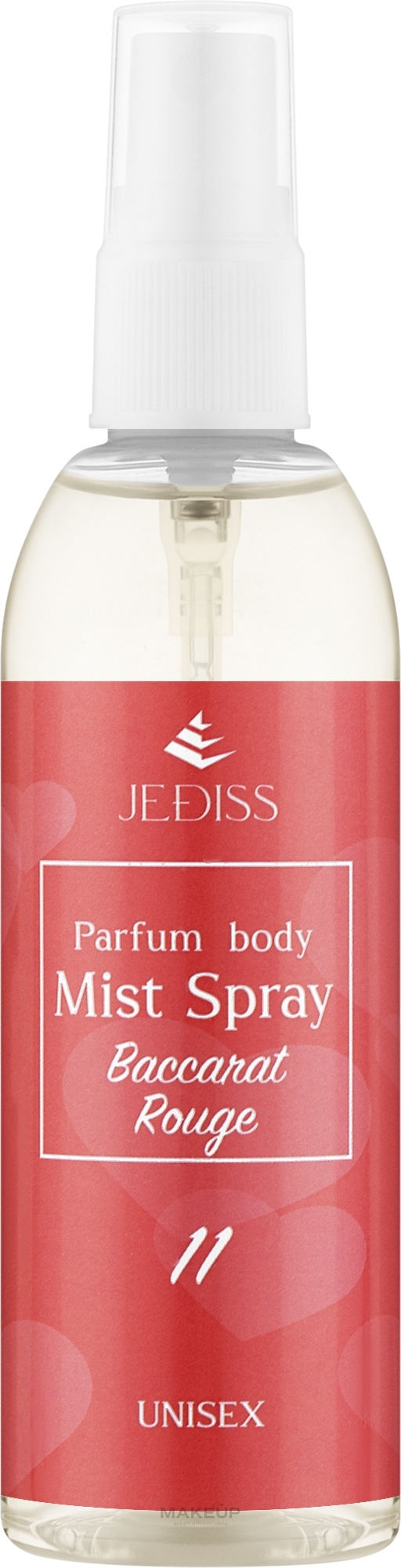 Jediss 11 Baccarat Rouge - Парфюмированный спрей для тела — фото 100ml