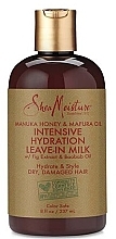 Духи, Парфюмерия, косметика Несмываемое молочко для волос - Shea Moisture Manuka Honey & Mafura Oil Intensive Hydration Leave-in Milk