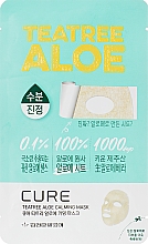 Парфумерія, косметика Заспокійлива маска з алое та чайним деревом - Kim Jeong Moon Cure Tea Tree Calming Aloe Mask