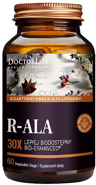R-Альфа-липоевая кислота - Doctor Life R-ALA — фото N1