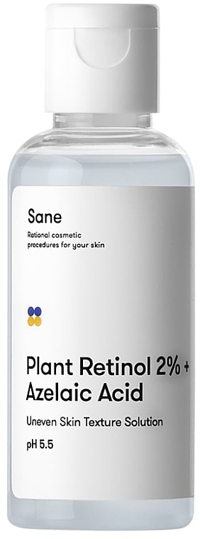 Тонік для обличчя з рослинним  ретинолом - Sane Plant Retinol 2% + Azelaic Acid — фото N1