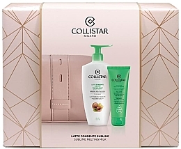 Парфумерія, косметика Набір - Collistar Sublime Body Care Gift Set (b/milk/400ml + cr/gel/100ml + punch/1pcs)