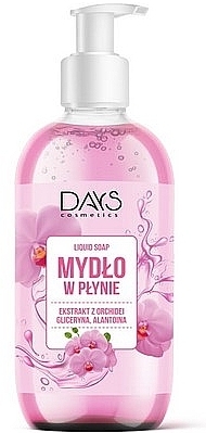 Рідке мило з екстрактом орхідеї - Days Cosmetics Liquid Soap — фото N1