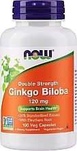 Капсулы "Гинкго билоба" 120 mg - Now Foods Ginkgo Biloba — фото N1