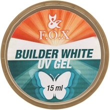 Парфумерія, косметика Моделюючий 3-фазний білий гель - F.O.X Builder White Gel UV