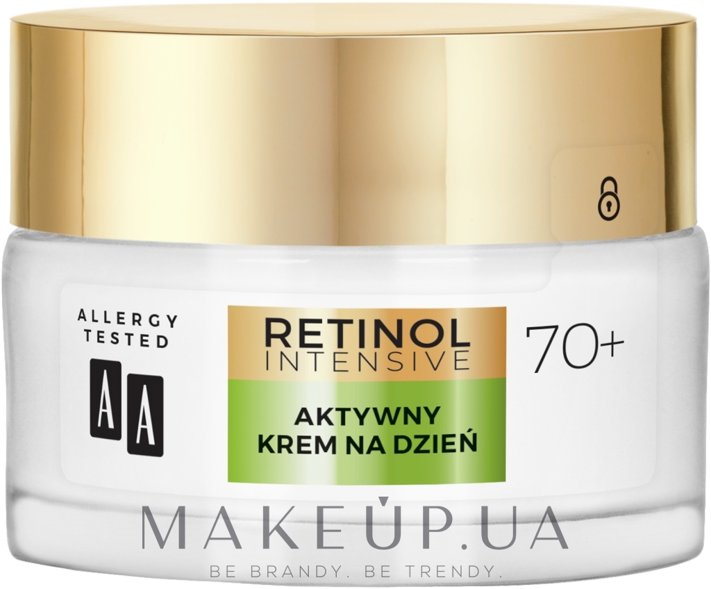 Активний денний крем для обличчя "Зміцнювальний" - AA Cosmetics Retinol Intensive 70+ Cream — фото 50ml