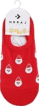 Парфумерія, косметика Шкарпетки жіночі короткі з різдвяним мотивом, зелені - Moraj