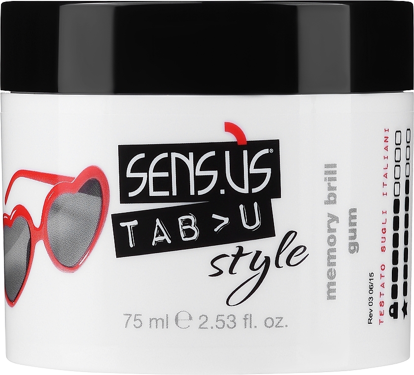 Паста для волосся - Sensus Tabu Memory Brill Gum — фото N1