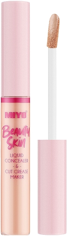 Жидкий консилер для лица - Miyo Beauty Skin Liquid Concealer & Cut Crease Maker
