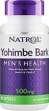 Духи, Парфюмерия, косметика Биодобавка для мужчин, 500 мг - Natrol Yohimbe Bark Men’s Health