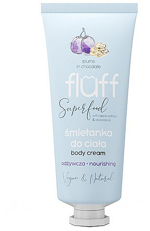 Кремовый бальзам для тела "Слива в шоколаде" - Fluff Body Cream — фото N1