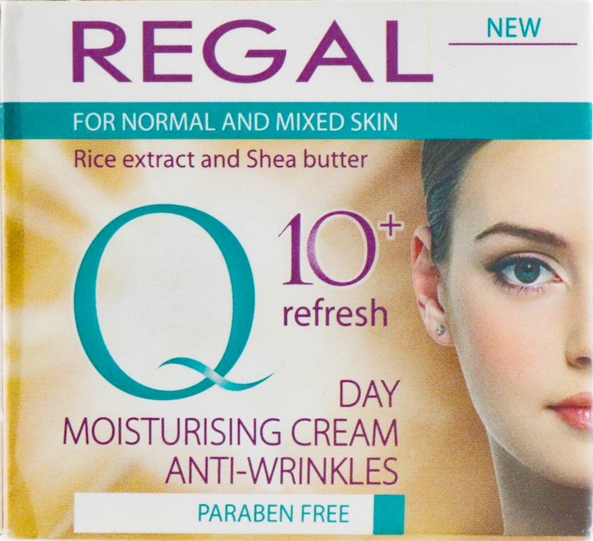Денний зволожуючий крем проти зморшок для нормальної та комбінованої шкіри - Q10+Refresh Day Moistursing Cream Anti-Wrinkles — фото N2