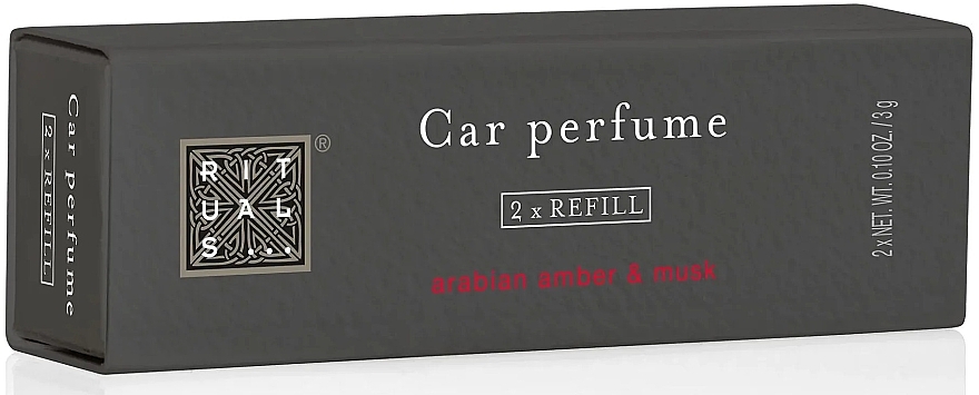 Ароматизатор для автомобіля, рефіл - Rituals Homme Car Perfume Refill Amber & Musk — фото N2