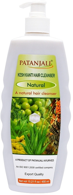 Шампунь для волос "Натуральный" - Patanjali Kesh Kanti Natural Hair Cleanser  — фото N4