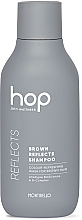 Шампунь усиливающий цвет каштановых волос - Montibello HOP Brown Reflects Shampoo — фото N1