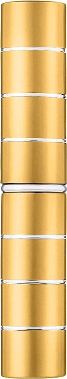 Кисть для макияжа CS-158G телескопическая в алюминиевой тубе, золотая - Cosmo Shop — фото N1