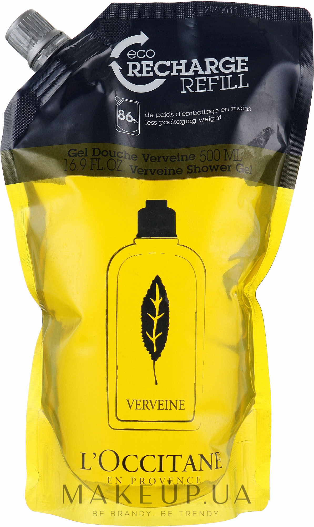 Гель для душу "Вербена" - L'Occitane Verbena Shower Gel (змінний блок) — фото 500ml