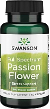 Парфумерія, косметика Харчова добавка "Квітка пасифлори", 500 мг, 60 капсул - Swanson Full Spectrum Passion Flower