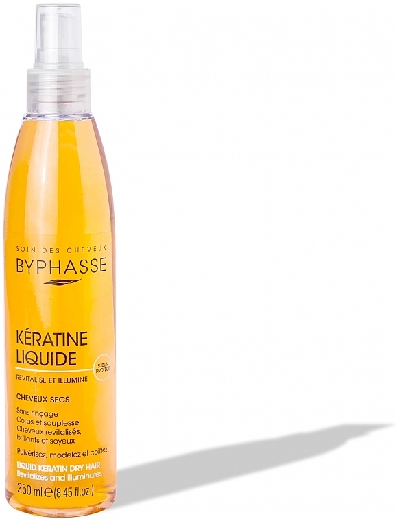 Защитное средство для сухих и поврежденных волос - Byphasse Liquid Keratin Activ Protect Dry Hair