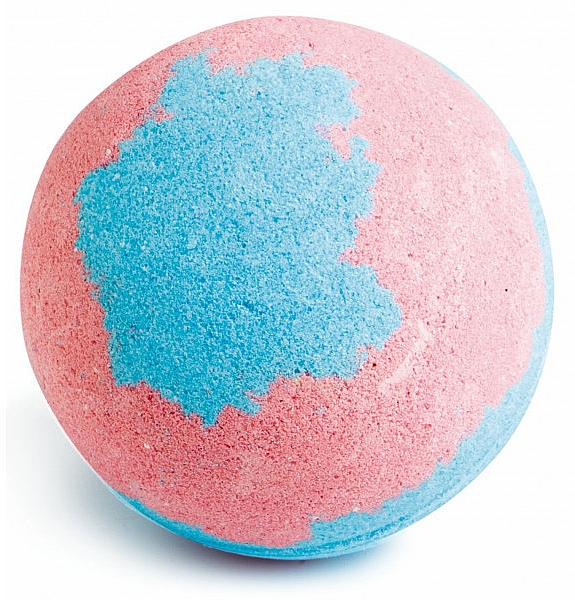 Бомбочка для ванны, розово-голубая - IDC Institute Multicolor Sweet Candy — фото N1
