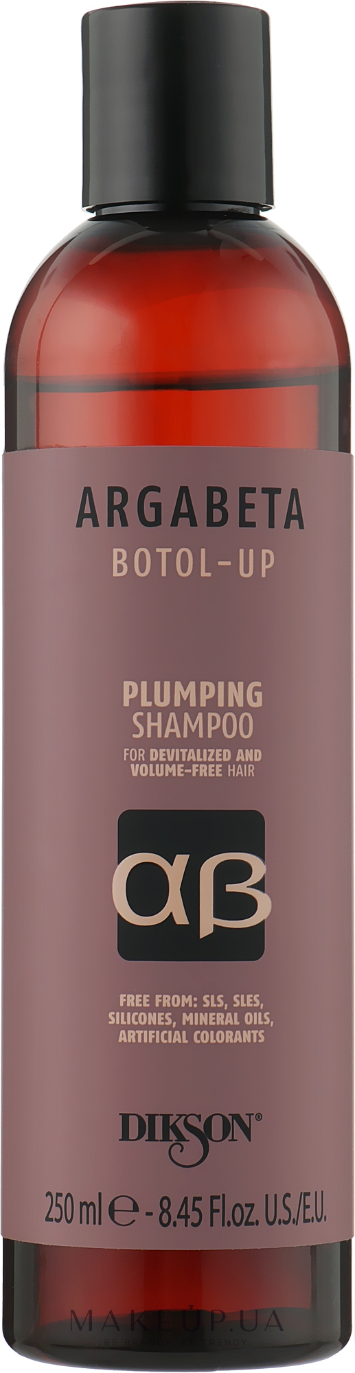 Шампунь реконструктор для тонких волос - Dikson Argabeta Botol Up Shampoo — фото 250ml