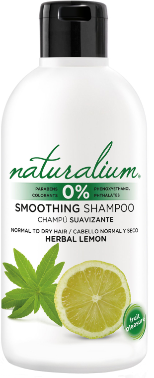 Розгладжувальний шампунь - Naturalium Herbal Lemon Smoothing Shampoo — фото N1