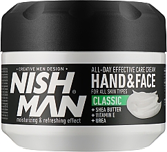 Духи, Парфюмерия, косметика Крем для рук и лица - Nishman Hand & Face Cream Classic