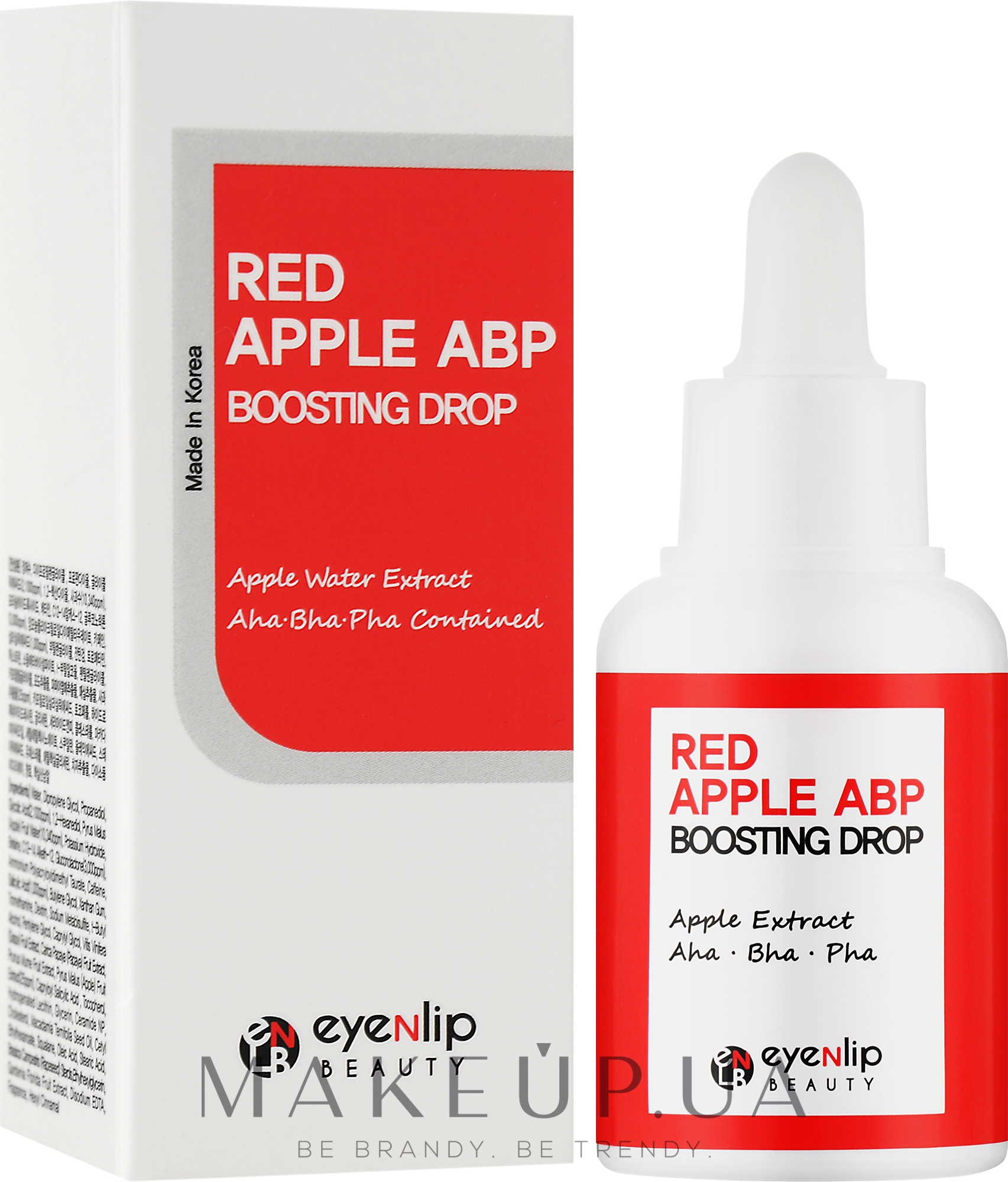 Ампульна сироватка для обличчя з червоним яблуком - Eyenlip Red Apple ABP Boosting Drops — фото 30ml