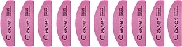 Мини-пилочка для ногтей 180/240, розовая - Clavier — фото N1