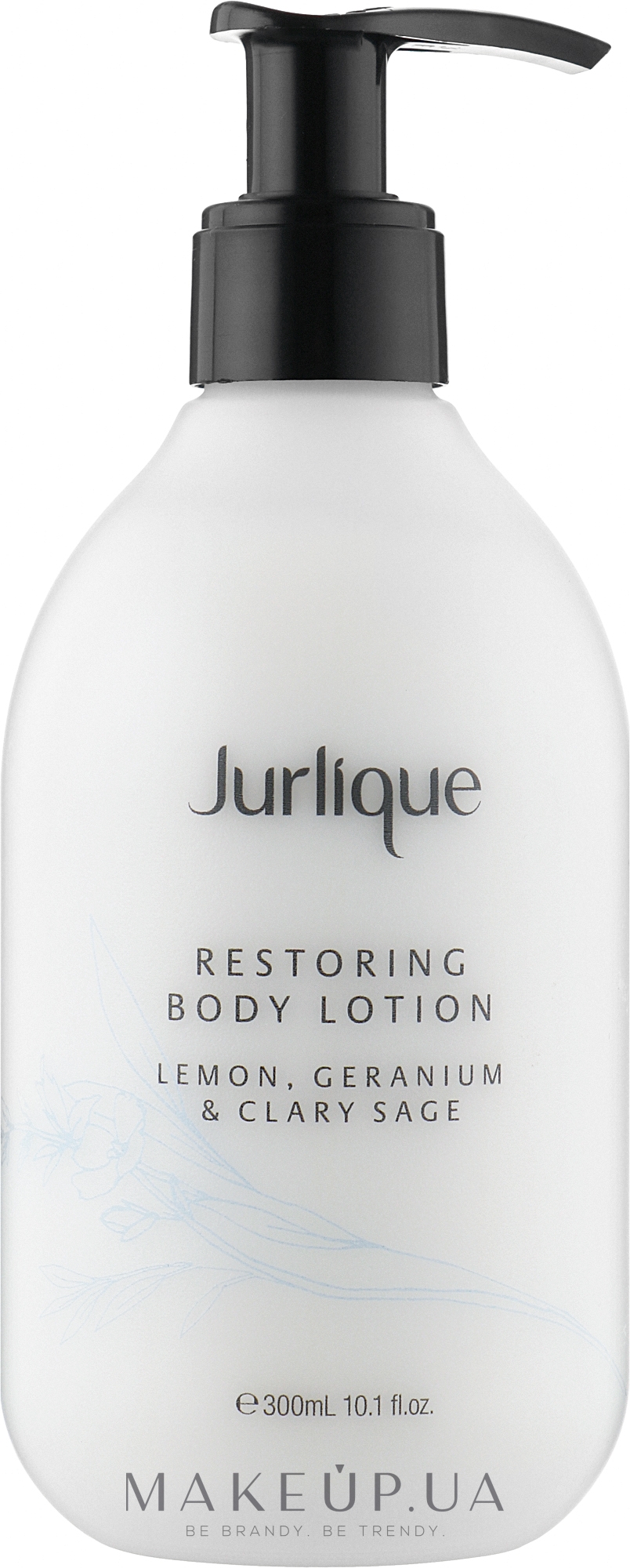 Восстанавливающий крем для тела с экстрактом лимона - Jurlique Restoring Body Lotion Lemon Geranium and Clary Sage — фото 300ml
