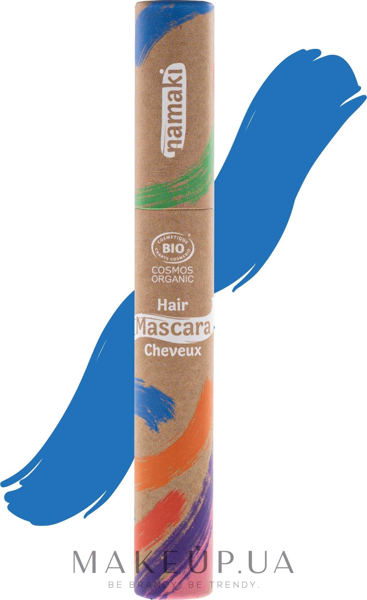Детская тушь для волос - Namaki Hair Mascara Kraft Box — фото Blue