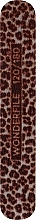 Духи, Парфюмерия, косметика Пилочка "Kitty" с принтом на пластиковой основе на пене 120/180, леопардовая - Wonderfile