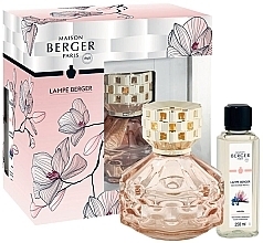 Парфумерія, косметика Набір - Maison Berger Lampe Bolero Nude Liliflora (lamp/1pcs + refill/250ml)