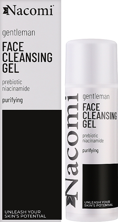 Очищувальний гель для обличчя, для чоловіків - Nacomi Gentelman Facial Cleansing Gel For Men — фото N2